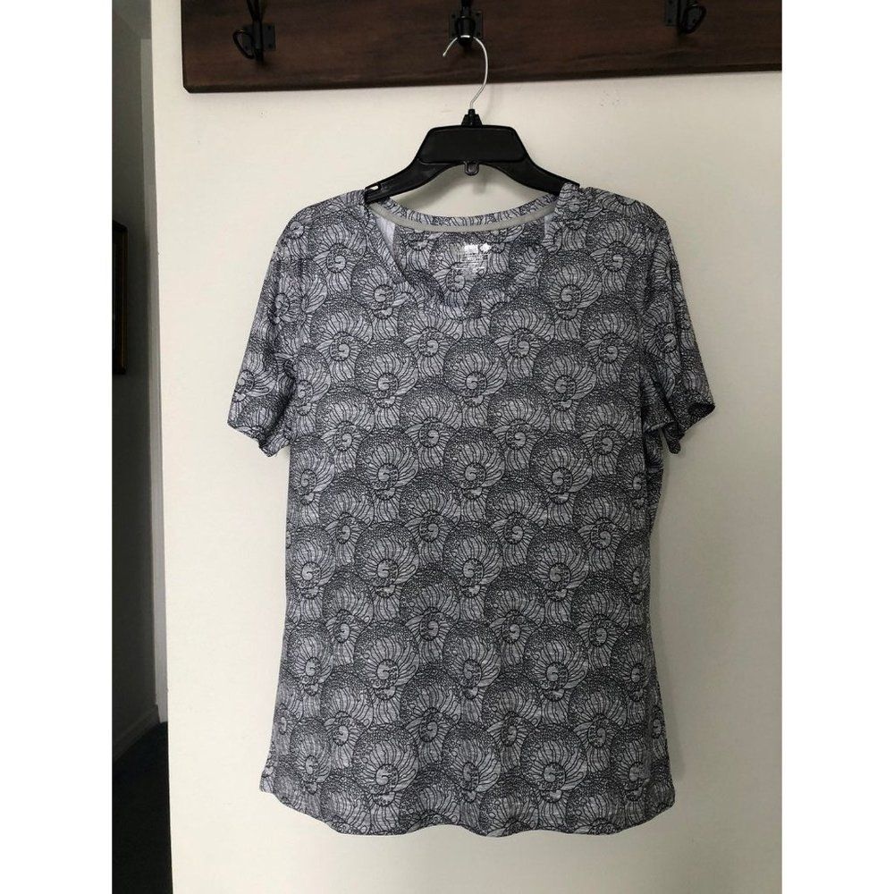 Reel legends gray women's shirt large